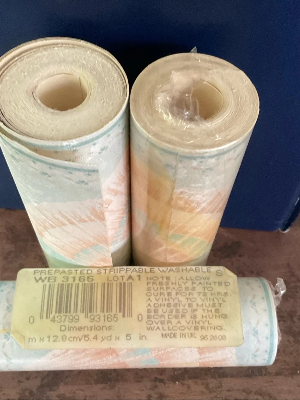 Vintage Wallpaper Border WB3165 Prepasted New